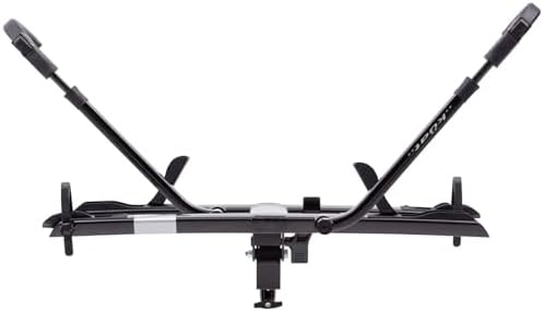 Kuat Sherpa 2.0 Compact 2-Bike Transporting Hitch Rack | Durable Lightweight Aluminum Compact 2-Bike Transporting Hitch Rack w/Cable Lock & Foldable Tire Cradles, 40 Lbs per Tray