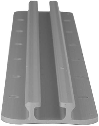 YakAttack GT175 Generation II GearTrac - Size Options | Heavy-Duty Silver Kayak Surface Mount Track | Accessory Mounting | Topside Installation | Compatible with 1/2" Wide Track Hardware
