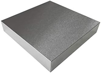 HimaPro Hardened Steel Bench Block, Flat Anvil, 4" x 4" x 1/2" | For Jewelry Making, Metal Stamping and Metalworking, Smooth Polished Faces