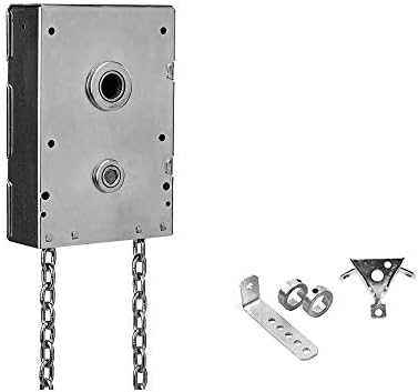 Garage Door Chain Hoist 4.5:1 Gear Reduction Jack Shaft Mounted (1.25 Inch Shaft)