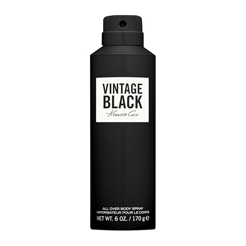 Kenneth Cole Vintage Black Eau de Toilette Spray Cologne for Men, 3.4 Fl. Oz.