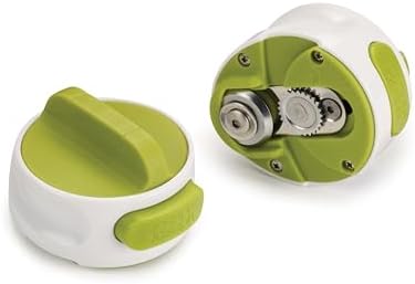 Joseph Joseph Can-Do Plus Compact Can Opener Manual Easy Twist Pull Tab Stainless Steel Portable Space-Saving, White