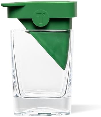 Corkcicle Whiskey Wedge - Premium Old Fashioned Glass with Silicone Ice Mold - For Bourbon, Scotch, & Spirits - Great Gift for Dad - Perfect for the Holidays - 9 oz