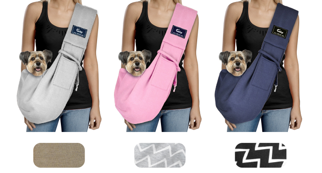 Cuby adjust small dog sling carrier