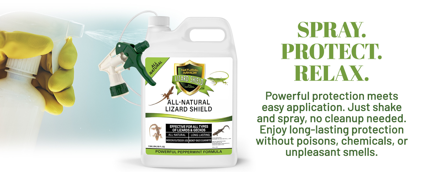 natural lizard spray