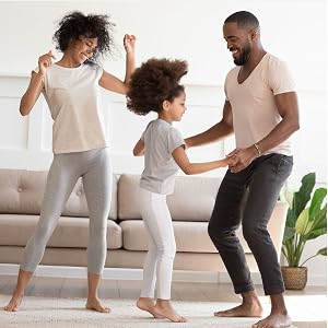 family dancing