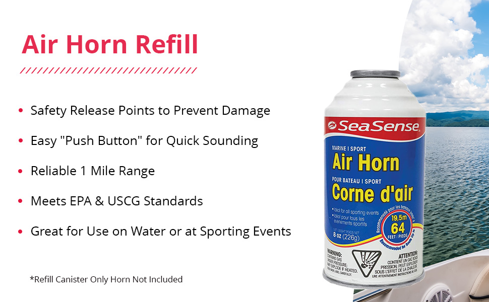 2023 - SeaSense - AirHorn Refill 8oz