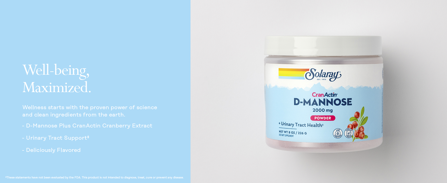 D-Mannose with CranActin Powder 2000mg