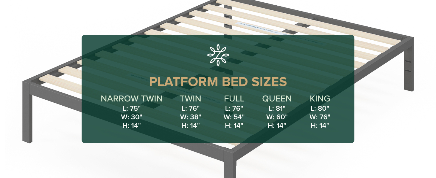 Mia with headboard bed sizes