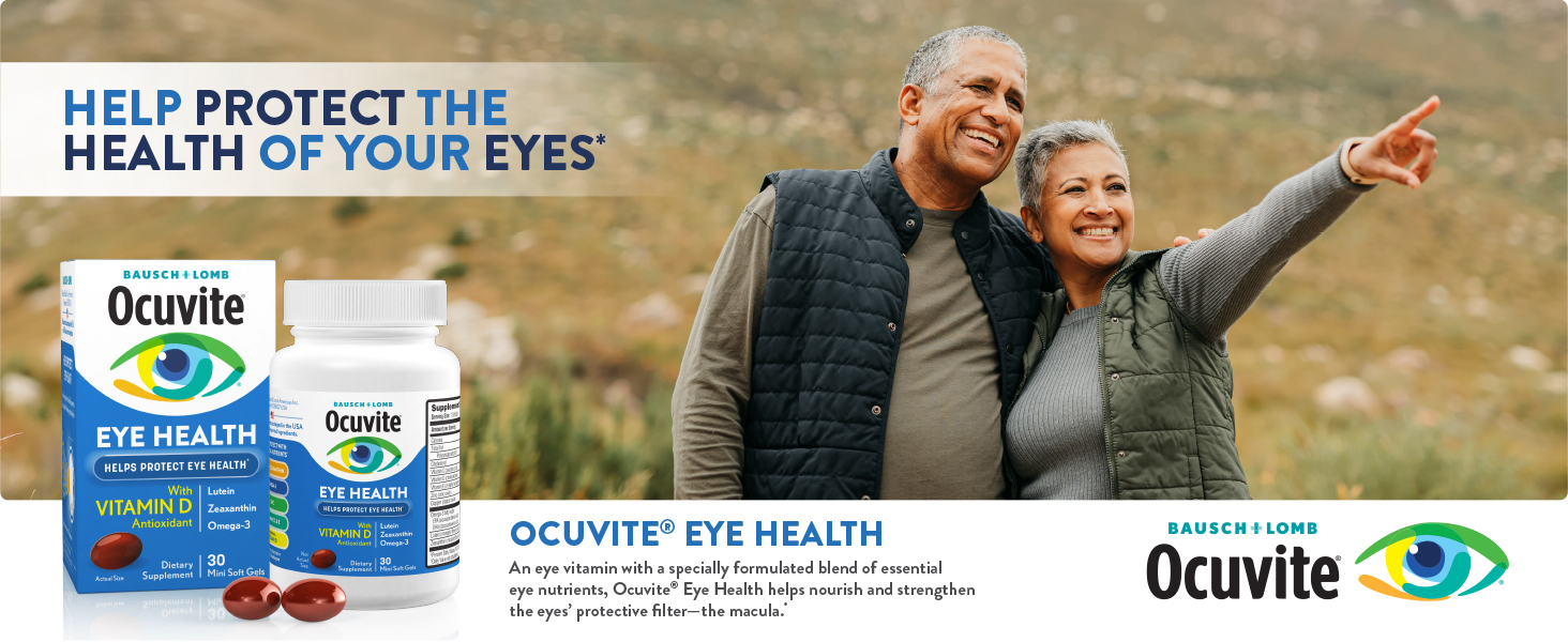 Ocuvite Eye Health is made to help nourish and strengthen the eyes&amp;#39; protective filter - the macula
