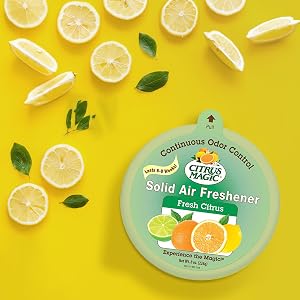 citrus magic, air freshener, solid air freshener, natural air freshener