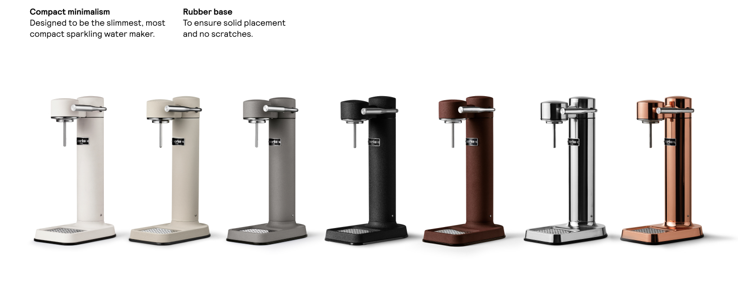 Image displaying range of seven Carbonator 3 color variations