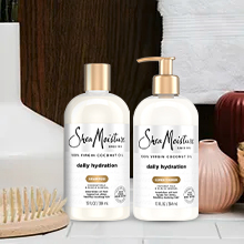 Shea Moisture 100% Virgin Coconut Oil Daily Hydration Shampoo &amp;amp; Conditioner