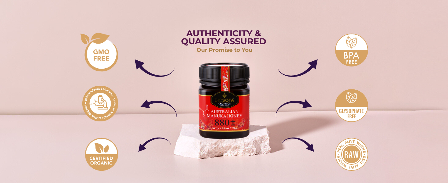 Biosota Australian Manuka Honey MGO 880+