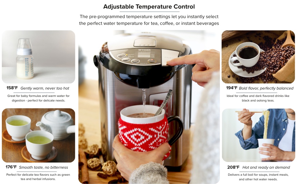 Tiger PDU-A Water Boiler and Warmer Temp Control