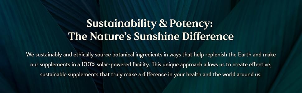 Sustainability and Potency