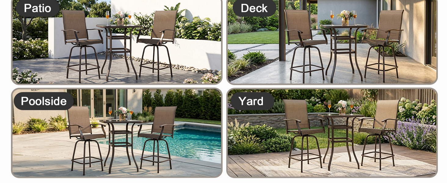 outdoor bar set