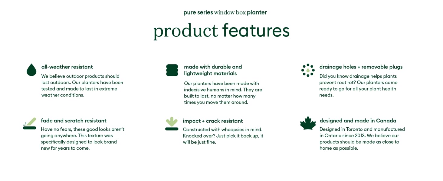 Pure Series Window Box Feature Desktop