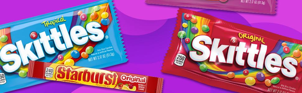 SKITTLES bulk candy, STARBURST candy