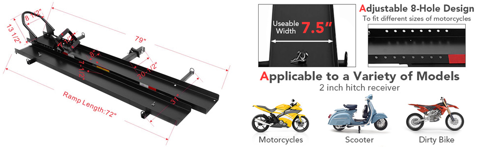 600 LBS Motorcycle Carrier