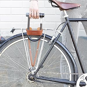 Leather U-Lock Holster - Bike Accessories - Oopsmark