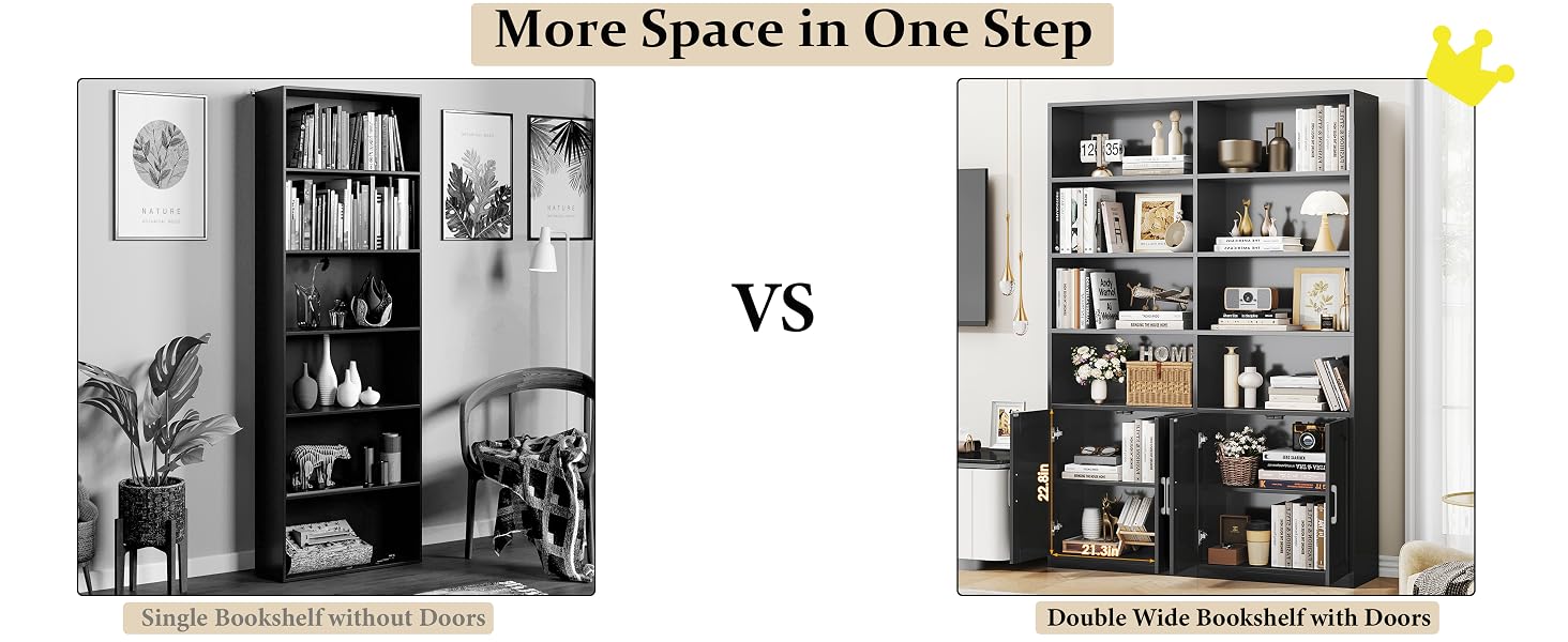 Tall bookshelf