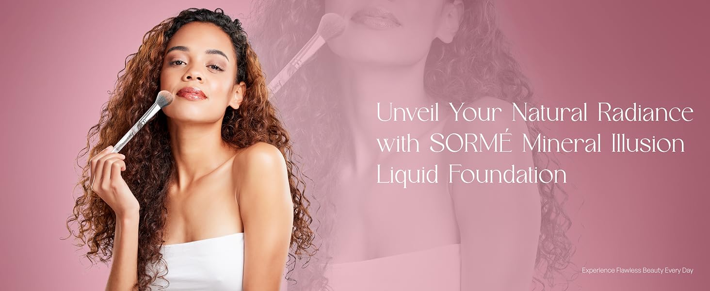 Sorme Mineral Illusion Foundation - Oil Free Liquid Foundation with sunscreen protection