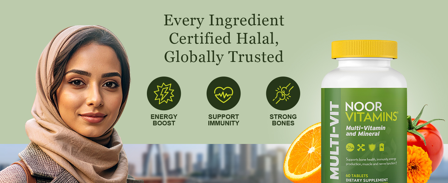 Halal Multivitamins Noor Vitmamins