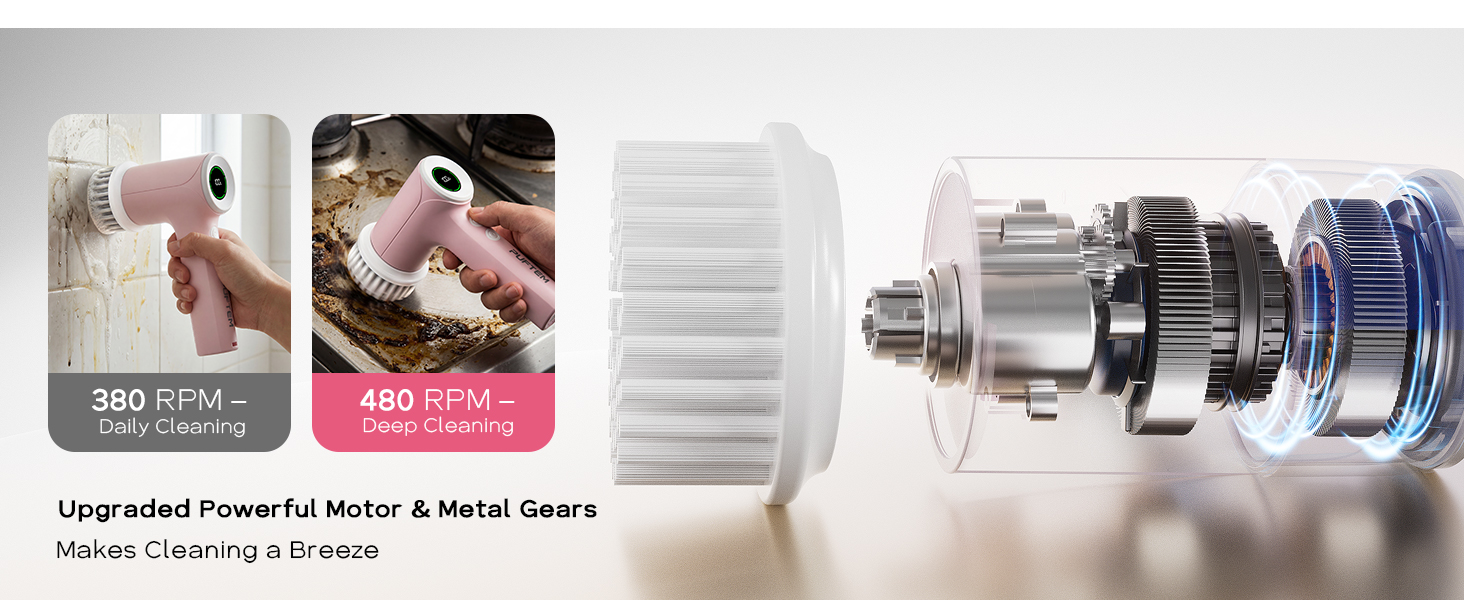 electric spin scrubber