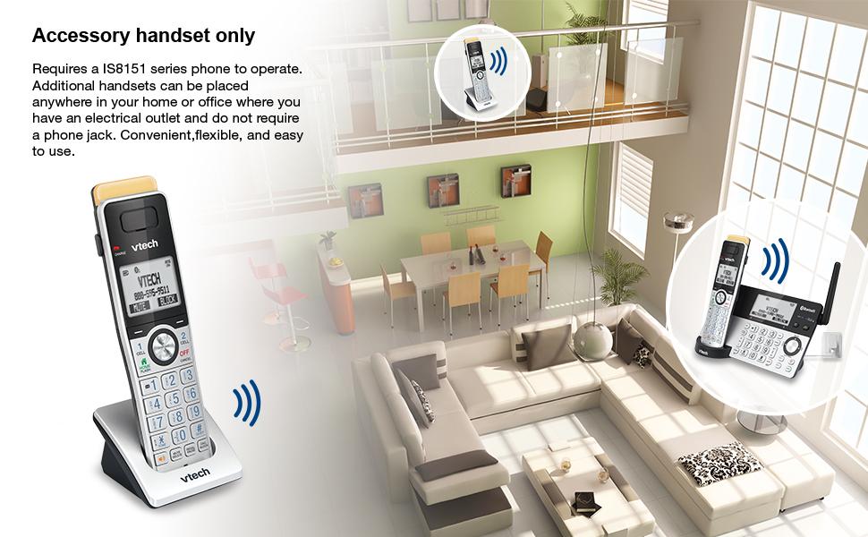 accessory handset for working with IS8151