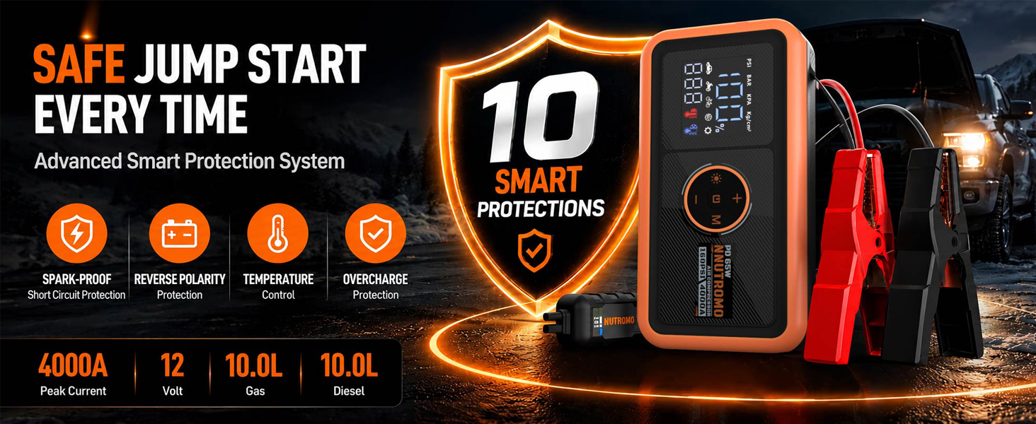battery jumper starter portable