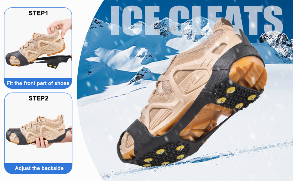 winter boot cleats for women men kids
