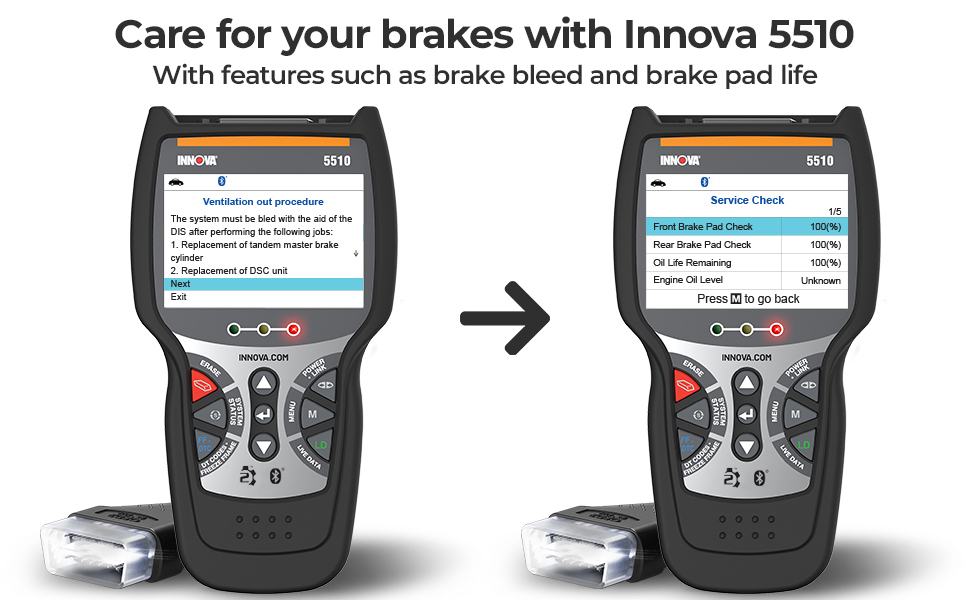 Care for your brakes with Innova 5510