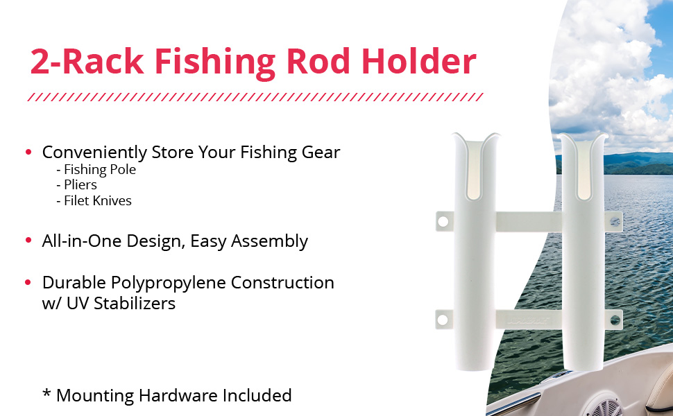2-Rack Fishing Rod Holder