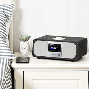 radio clock alarm clock with radio lan internet radio wireless radio wifi internet radio usb radio