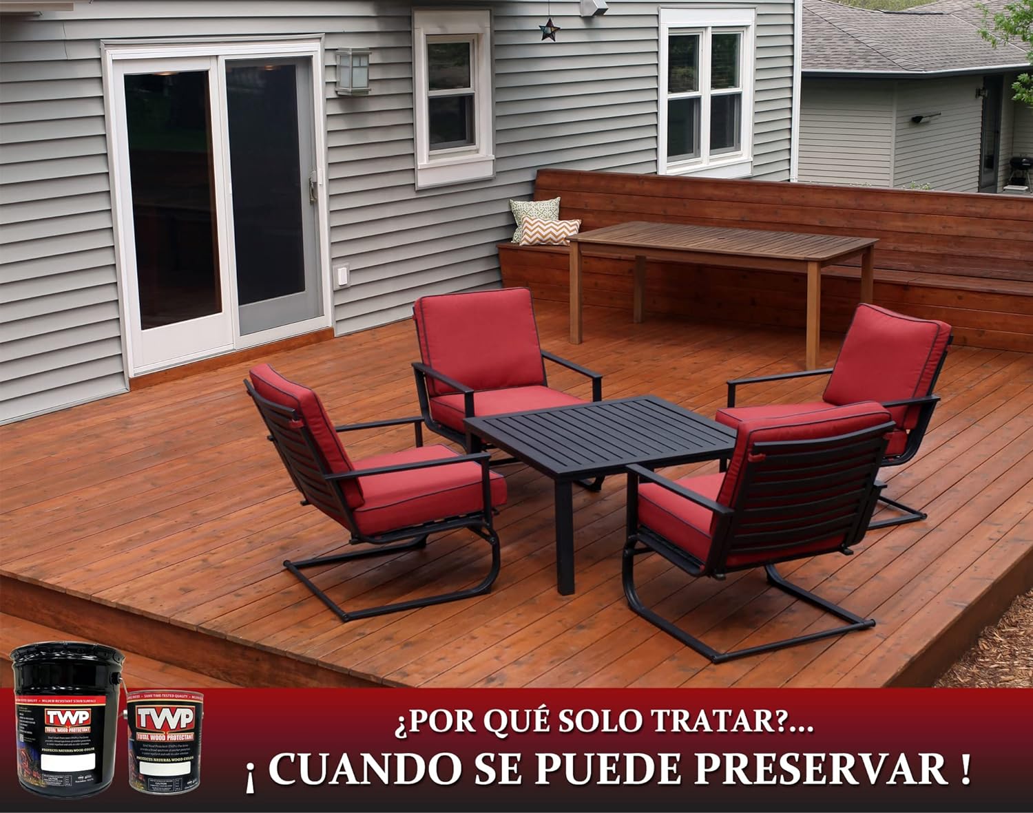 Amteco TWP 103 1 Gallon Dark Oak Exterior Wood Stain