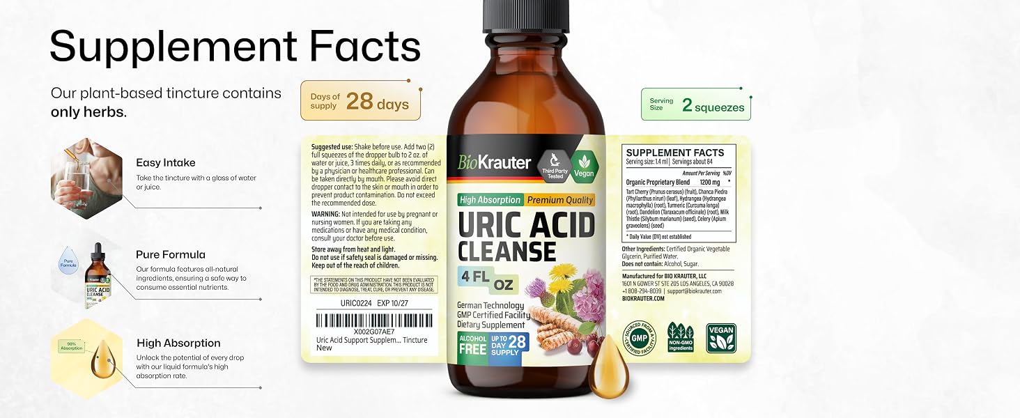 uric acid support tincture