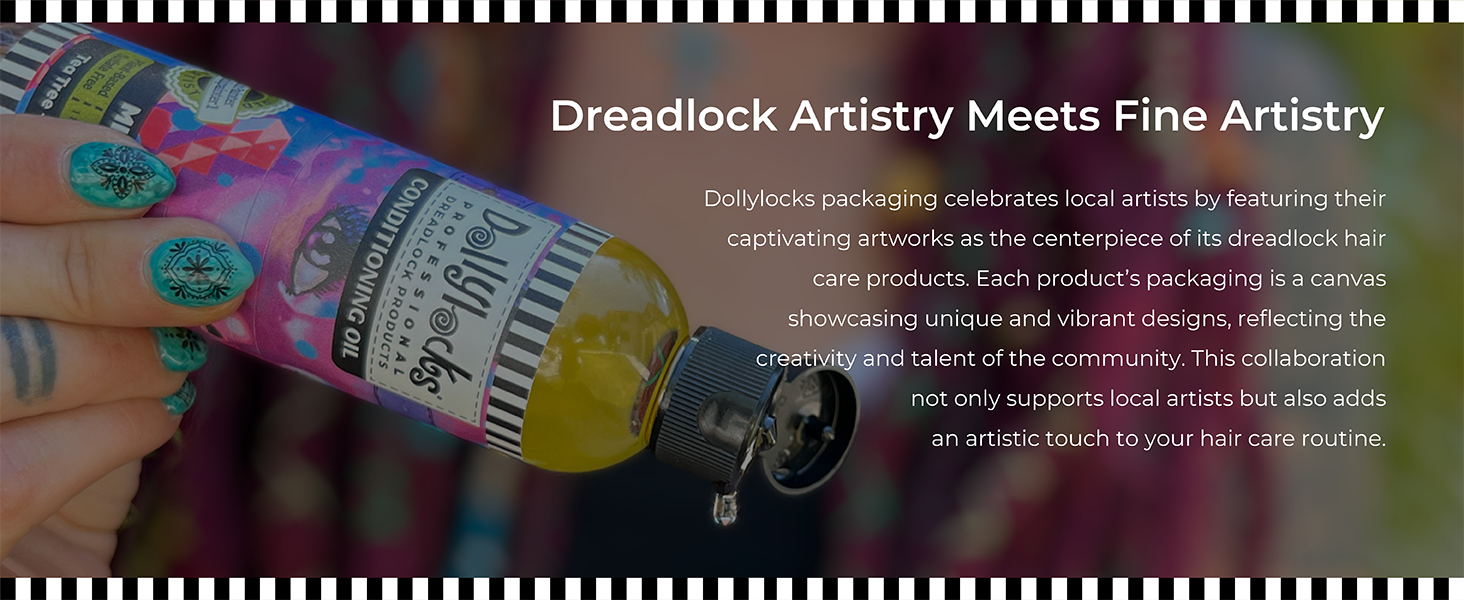 Dreadlock Artistry Meets Fine Artistry