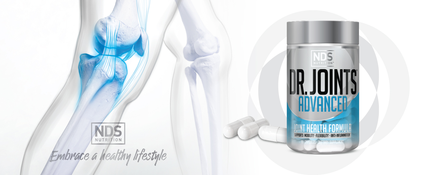 NDS Nutrition Dr. Joints Advanced Premium Joint Health Formula for Healthy Lifestyle