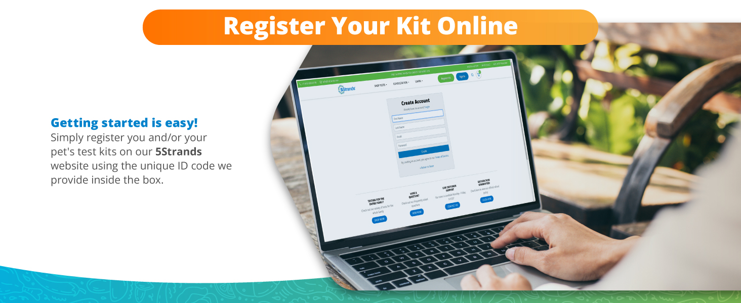 Register your vitamins and minerals imbalance kit online