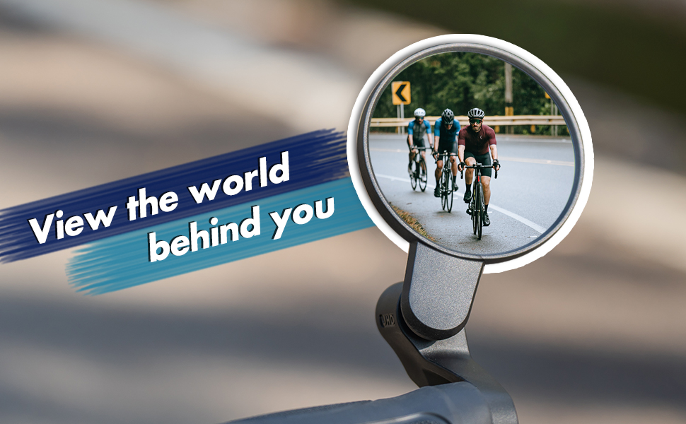 Bike mirror helps you drive safely