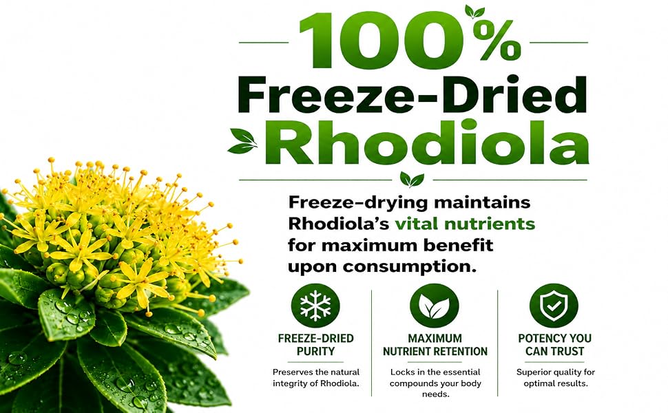 rhodiola rosea extract rosavins ashwagandha shisandra passion flower stress supplement energy