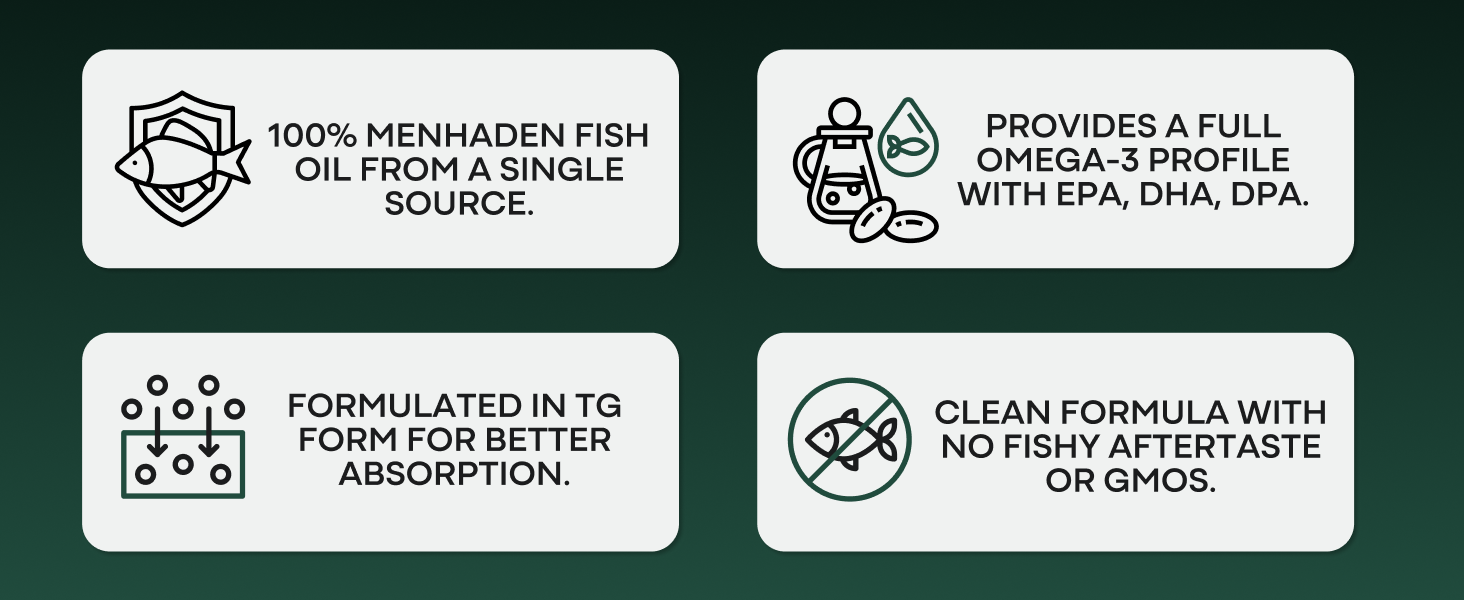 No. 1 Menhaden Fish Oil Capsules