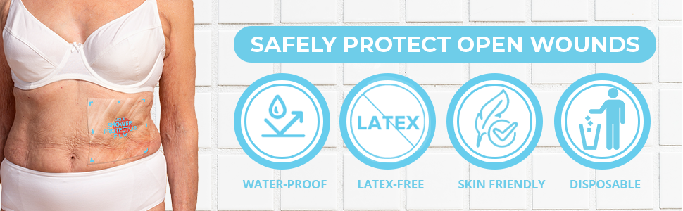 shower protector film, film barrier, shower protector