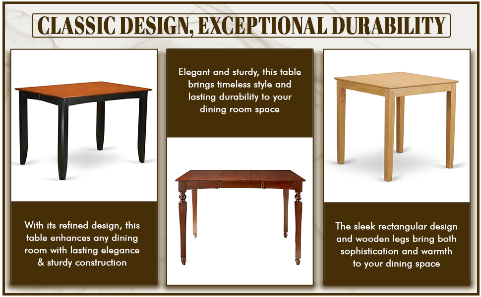 Dining Set Includes a Rectangle Xtenczar Dining Table