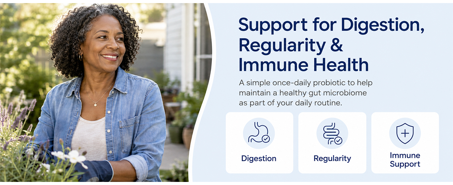 Once-daily probiotic tablet with no refrigeration needed
