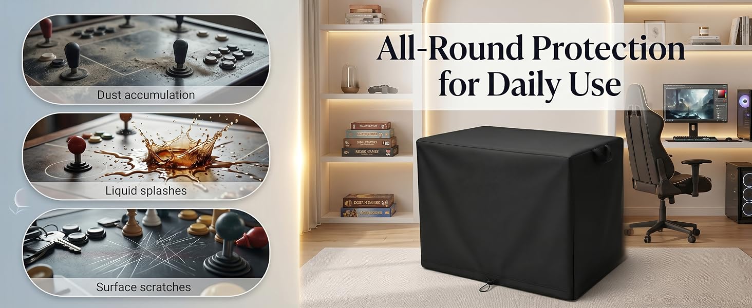 32 inch infinity game table cover spill resistant anti scratch dust accumulation protector