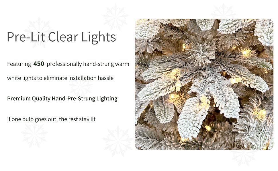 Christmas Tree Decorations Prelit Artificial Xmas Trees Arbol De Navidad Decor Lights Fake Outdoor