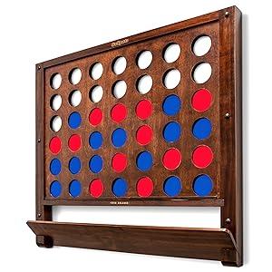 jumbo wall mounted four in a row game