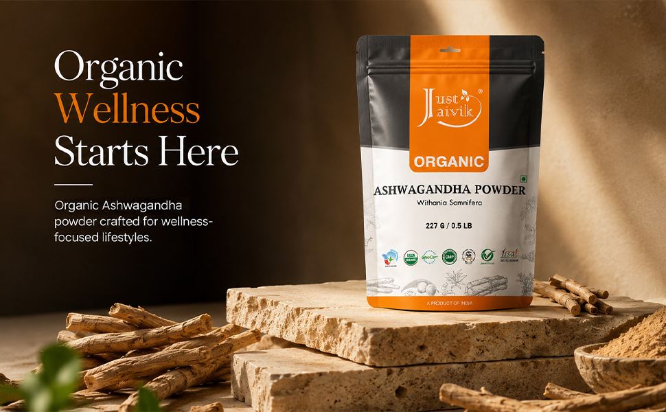 100% Organic Ashwagandha Powder- Withania Somnifera